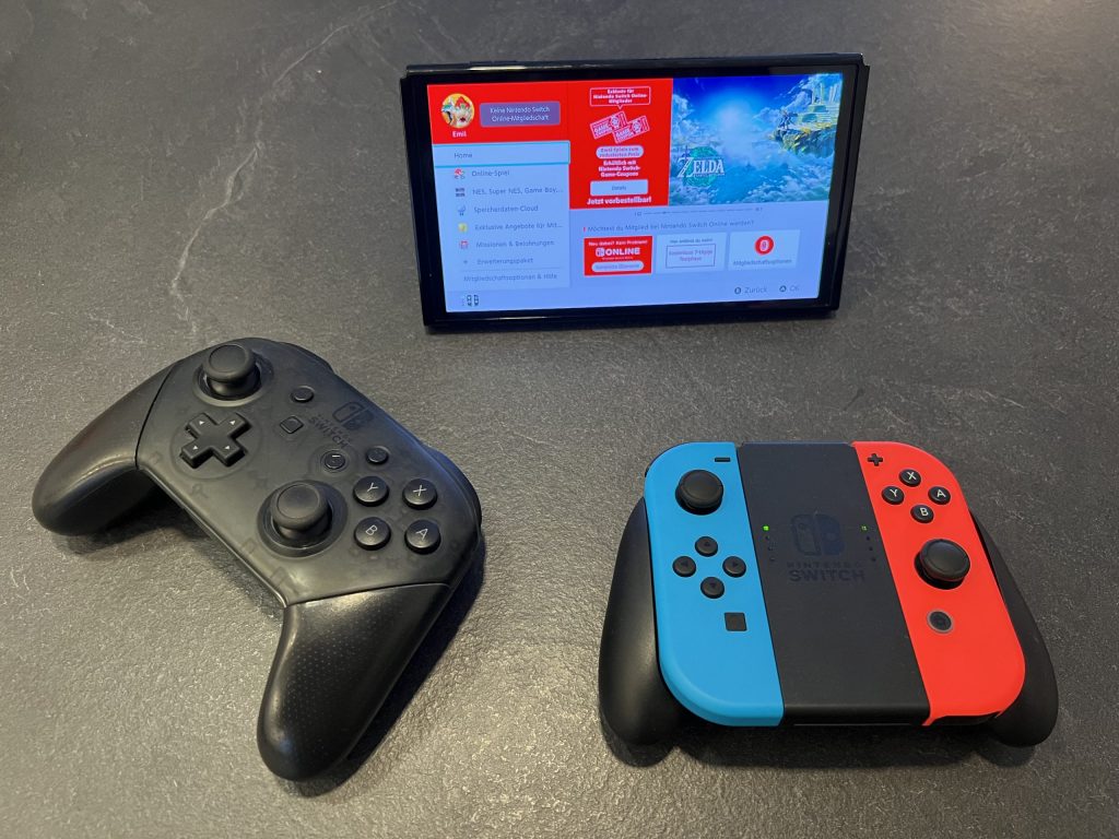 Nintendo Switch OLED - Controller im Vergleich