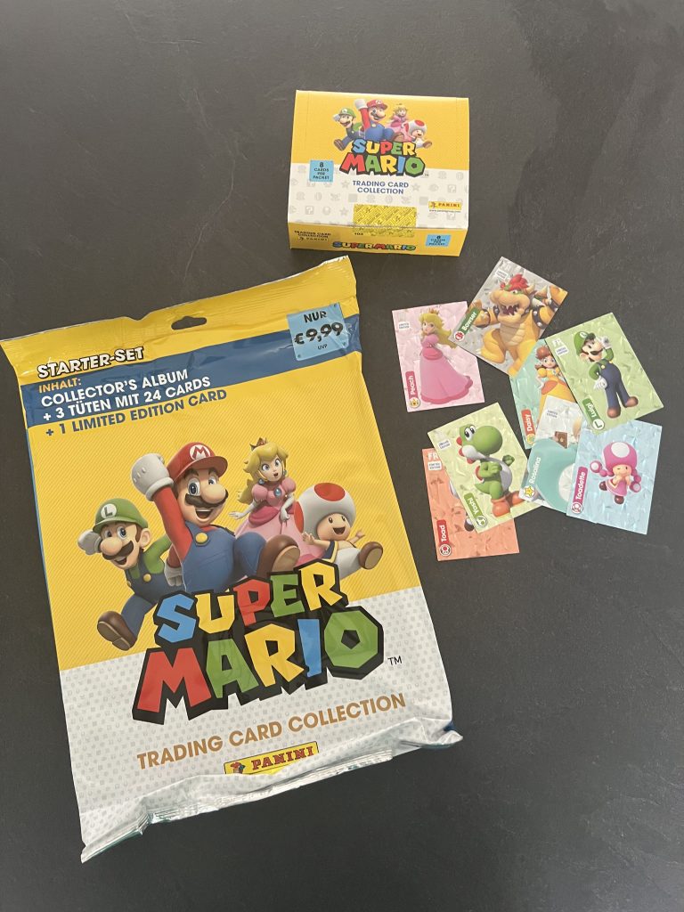 Super Mario Sammelkarten von Panini