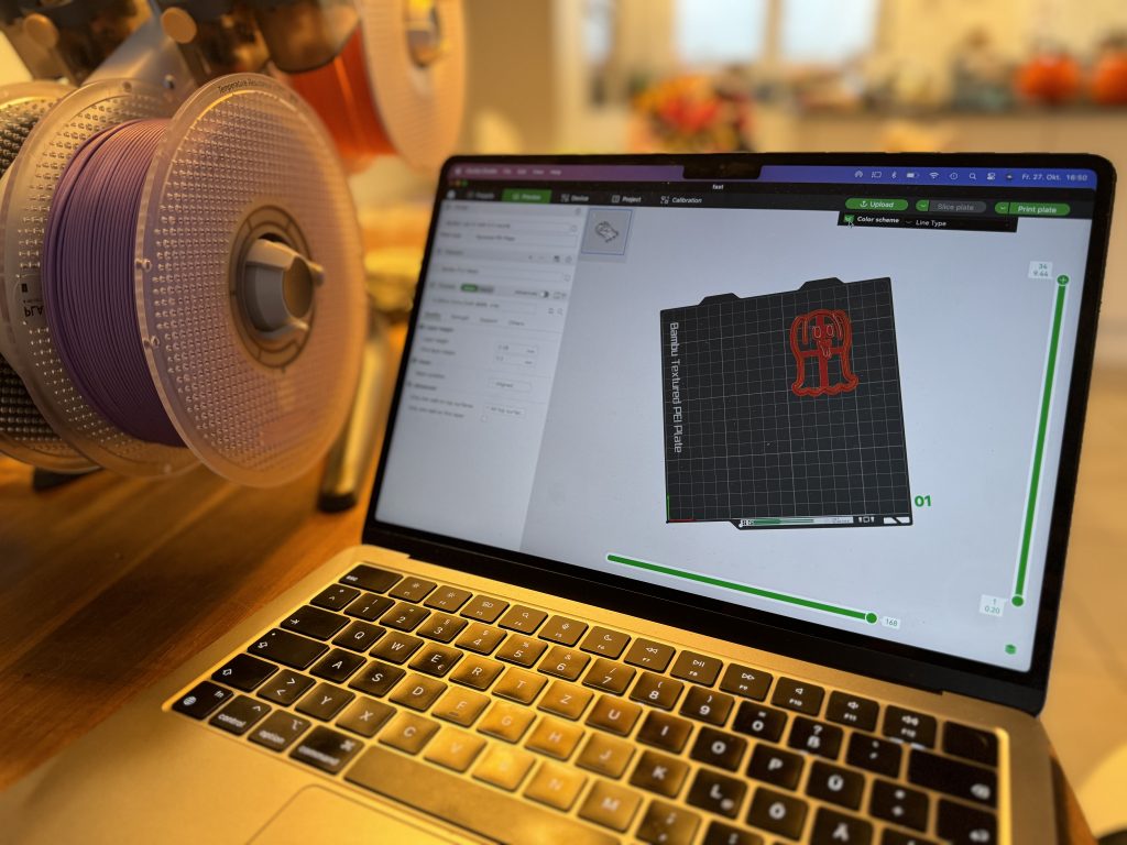 Bambu Lab A1 - 3D Drucker Test mehrfarbig