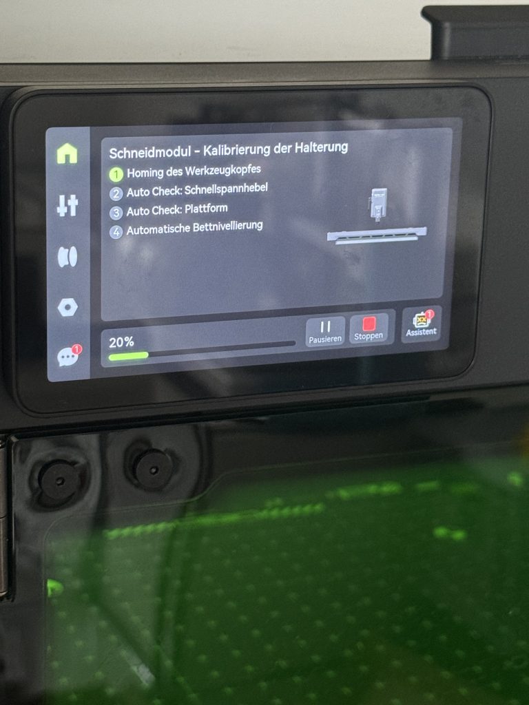 Bambu Lab H2D Plotter-Modul Kalibrierung