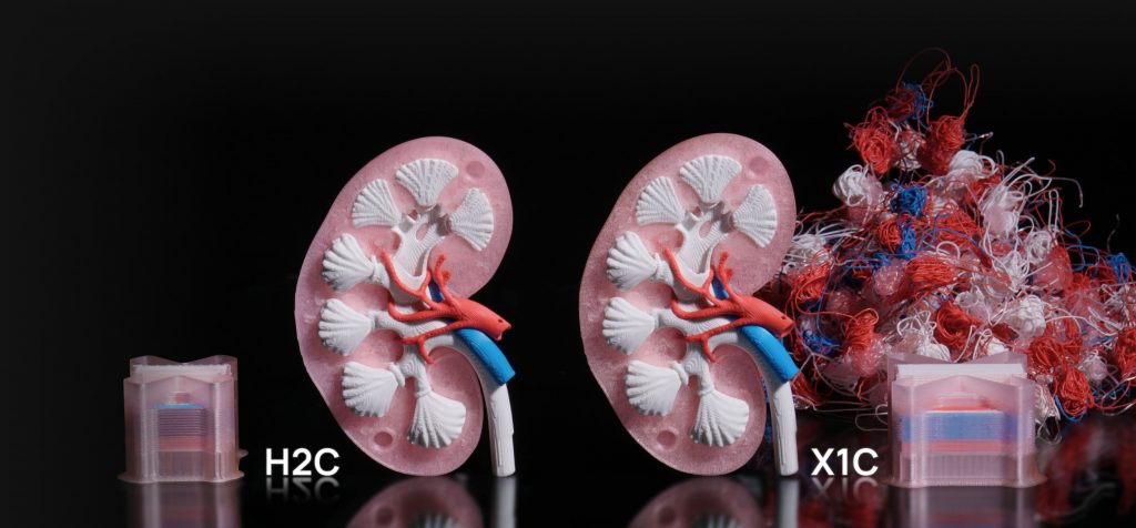 Bambu Lab H2C Vortek-System - Reduzierung von Filament-Müll