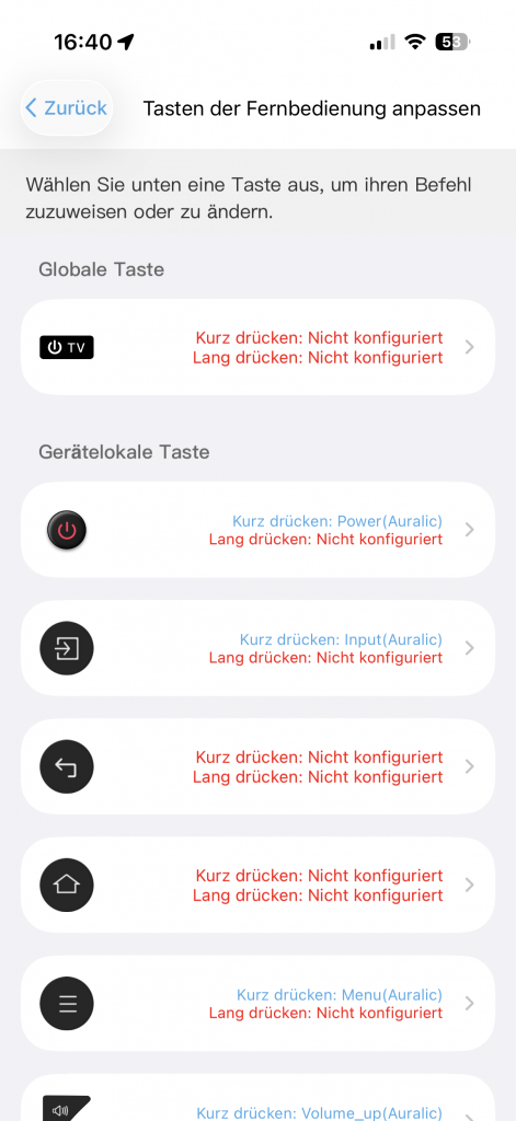 Sofabaton U3 Programmierung